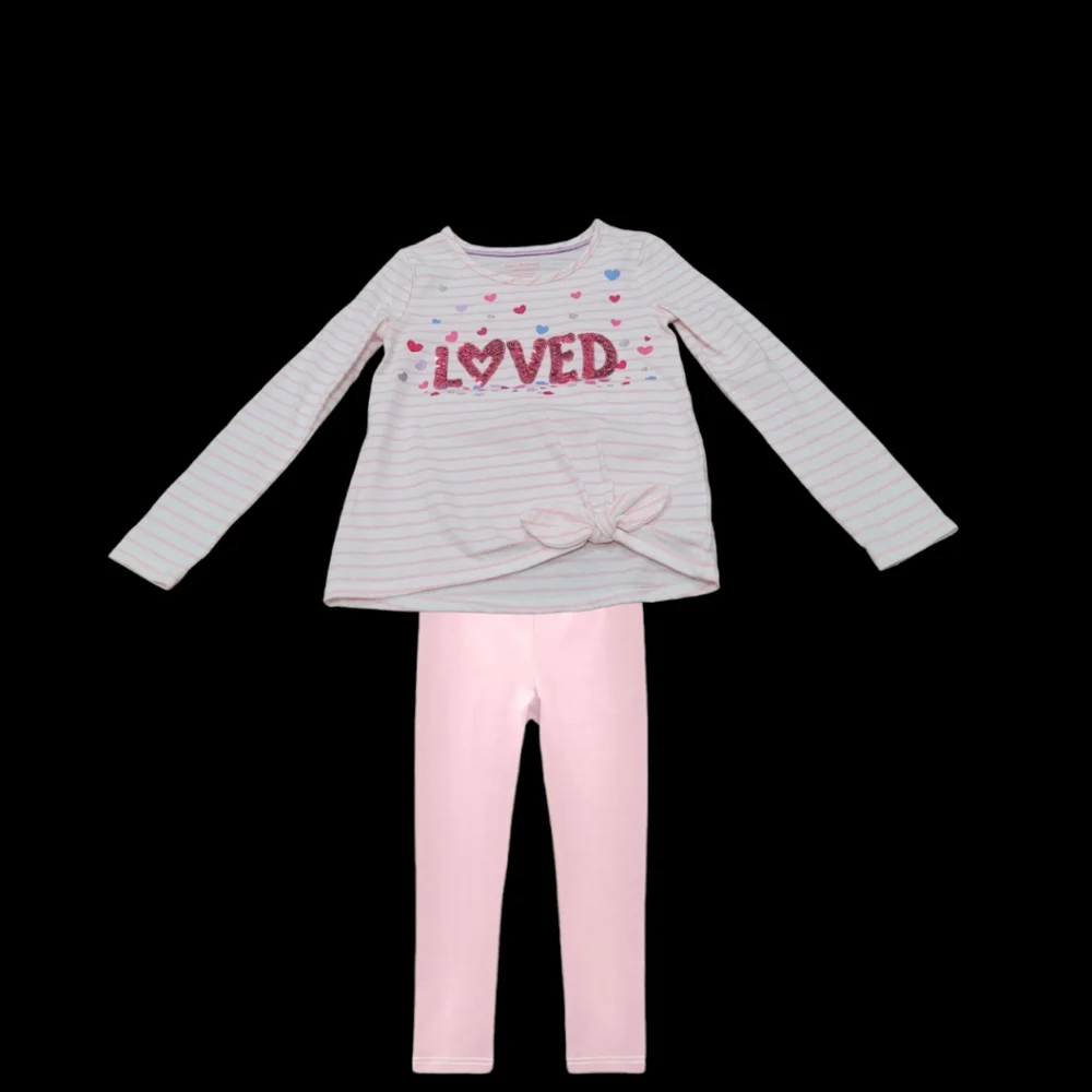 Issac Mizrahi Girl's "Loved" Long Sleeve Top - Picture 2 of 13